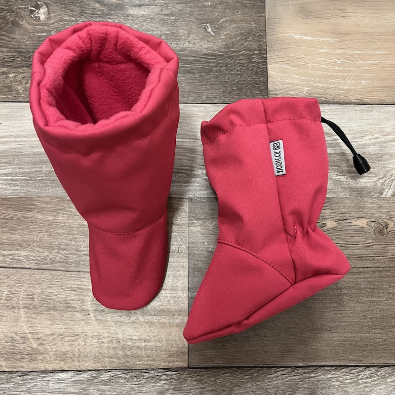 CAPÁČKY SOFTSHELL A FLEECE fuchsiová 11 cm