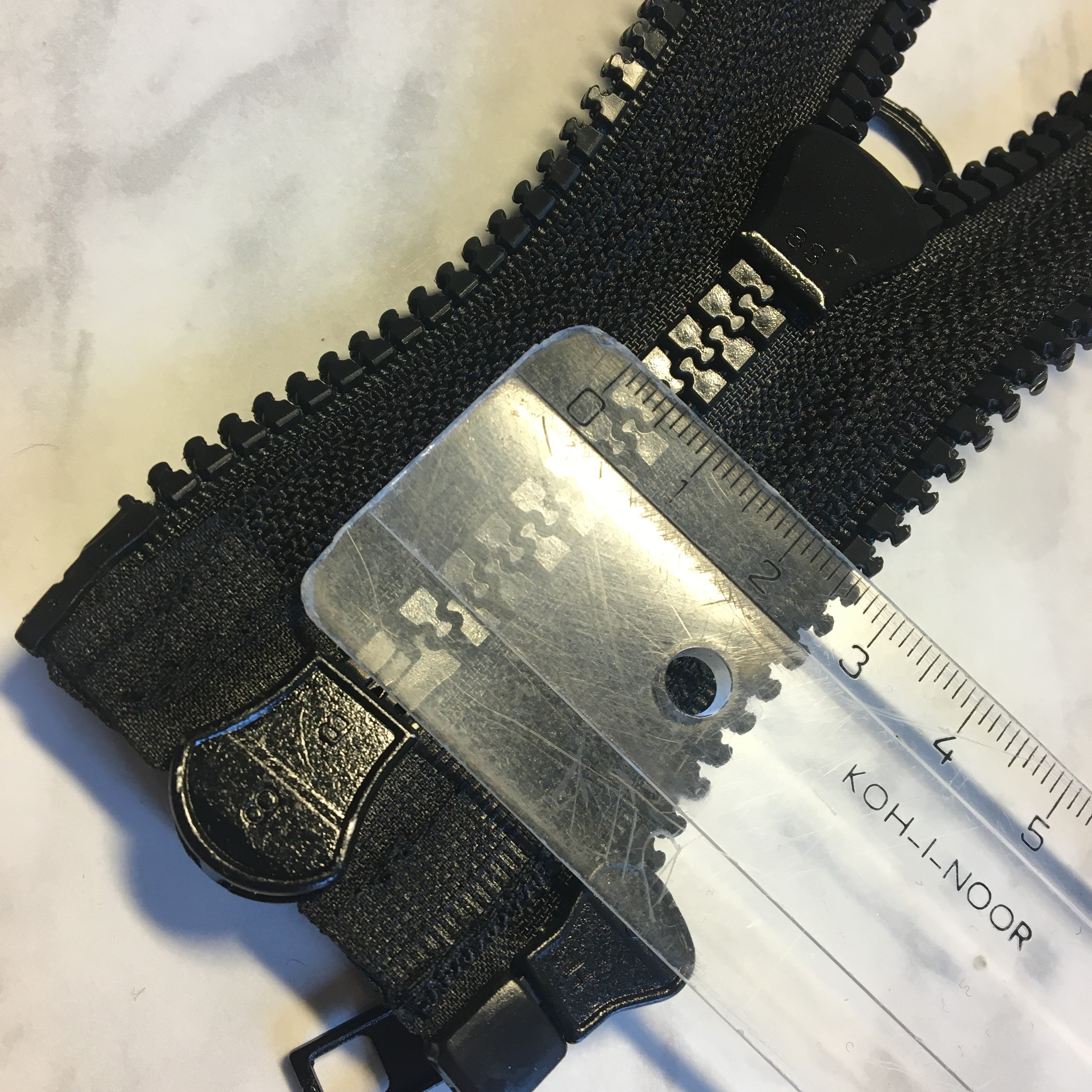 ZIP ADAPTÉR KOSTĚNÝ 8 MM dva jezdce - PRODLUŽOVACÍ na 90 cm