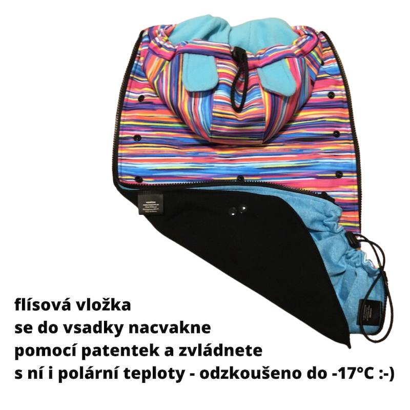 FLÍSOVÁ VLOŽKA DO VSADKY tmavě modrá