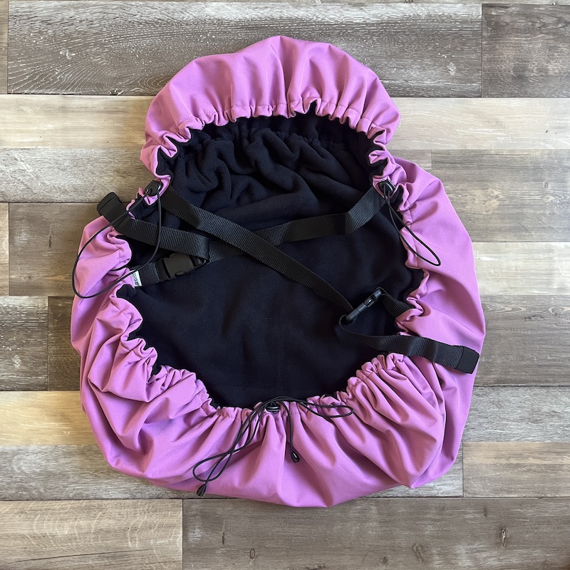 XXL KAPSA fialová mandala s růžovou