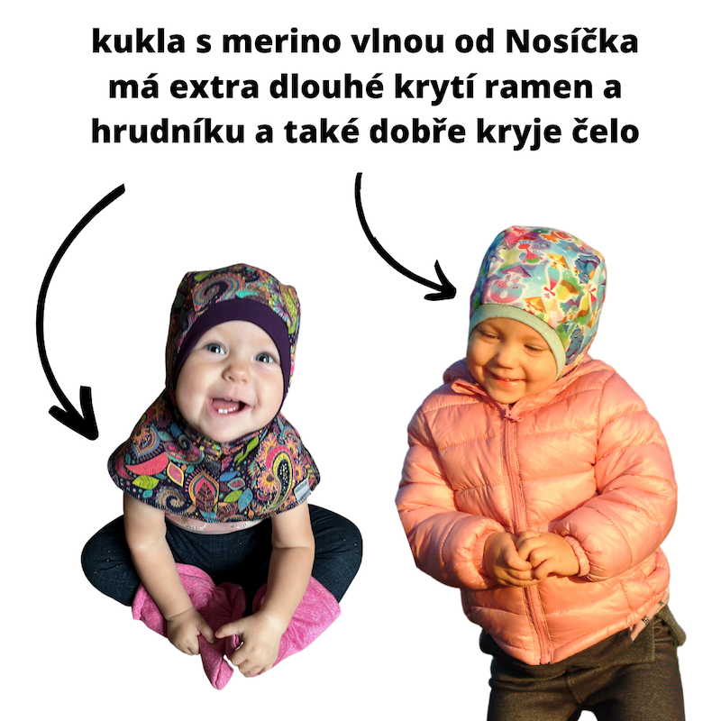 KUKLA S MERINO VLNOU jednorožci vel. 2