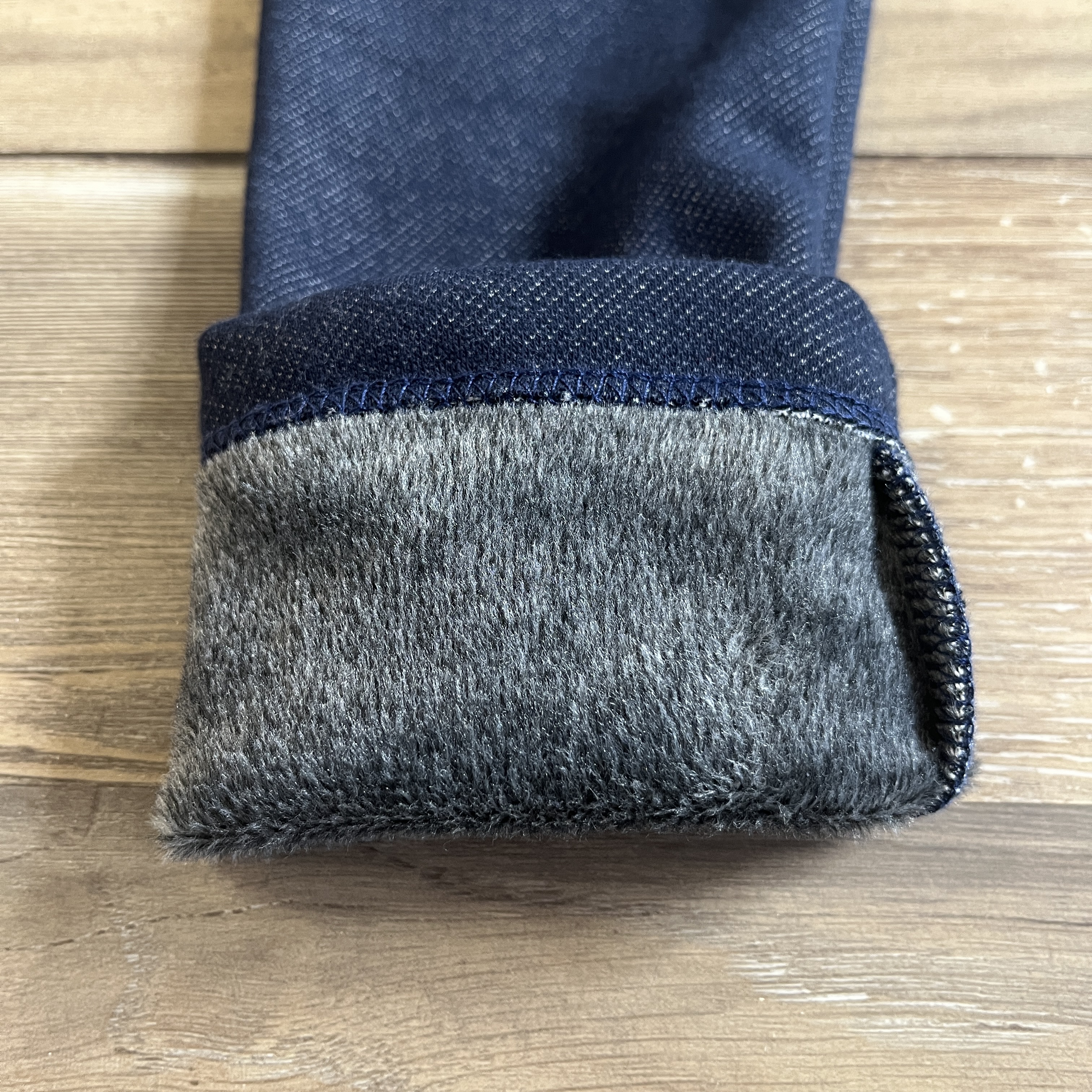 ZATEPLENÉ LEGINY jeans tmavě modrá