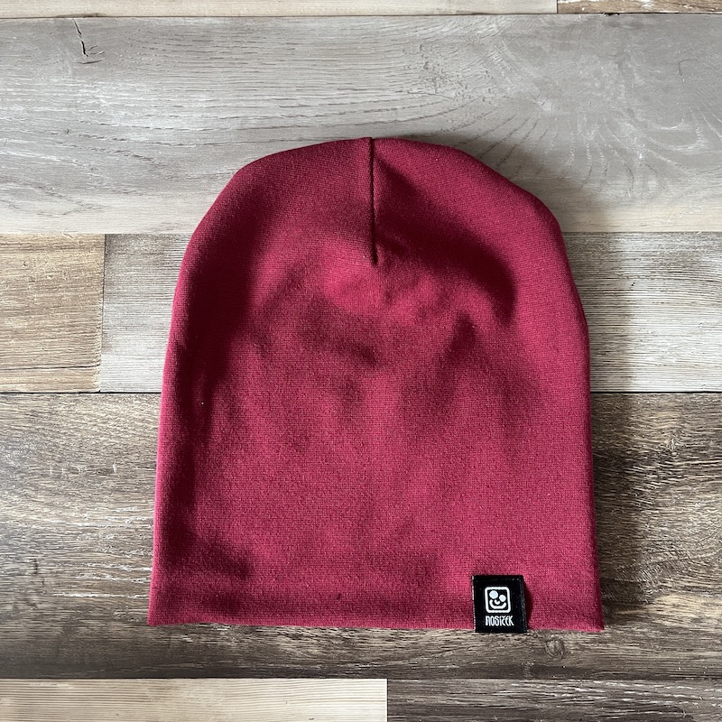 NÁPLETOVÁ ČEPICE bordó 6-199 let