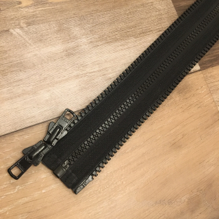 ZIP ADAPTÉR YKK KOSTĚNÝ 8 MM dva jezdce - PRODLUŽOVACÍ na 90 cm