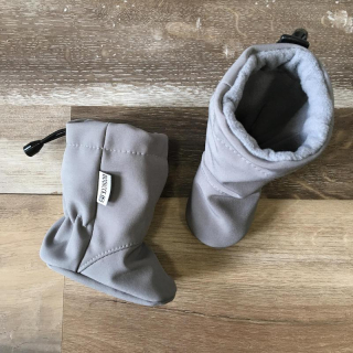 CAPÁČKY SOFTSHELL A FLEECE šedá 15 cm