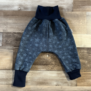 ROSTOUCÍ TEPLÁČKY jeans hvězdy vel. 86-92