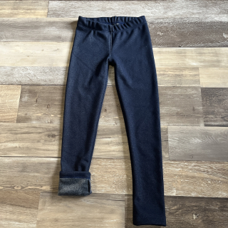 ZATEPLENÉ LEGINY jeans tmavě modrá vel. 86-92