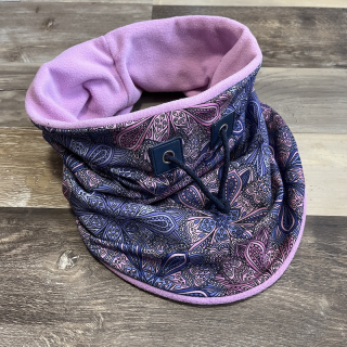 NÁKRČNÍK S KRYTÍM HRUDNÍKU PRO DOSPĚLÉ fialová mandala