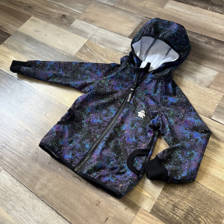 SOFTSHELLOVÁ BUNDA (ušití do cca týdne) vesmír