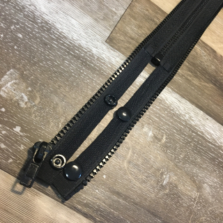 ZIP ADAPTÉR YKK KOSTĚNÝ 5 MM prodlužovací na 90 cm