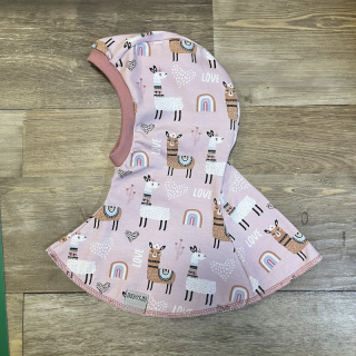 KUKLA JEDNOVRSTVÁ růžové lamy vel. 4 (46-50 cm)