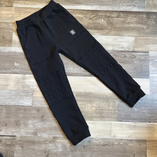 TEPLÁKOVÉ KALHOTY černá vel. 86-92 (ušití na přání do několika dní)